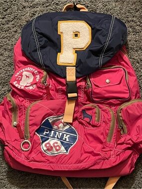 PINK Victoria's Secret HTF 2007 large Backpack
